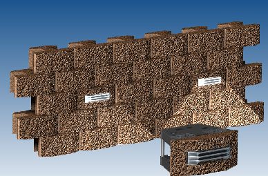 Retaining Wall with Tighter Light